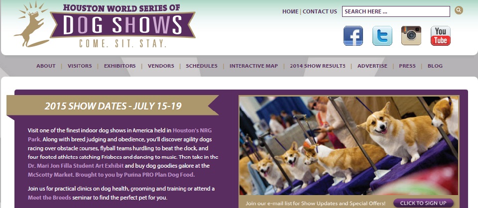 AEOLUS will attend 2015 Houston Dog Show